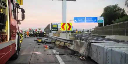 Einsatz auf der Autobahn - RLF im Einsatz